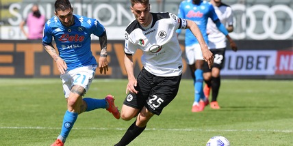 Spezia-Napoli 1-4: tabellino, statistiche e marcatori