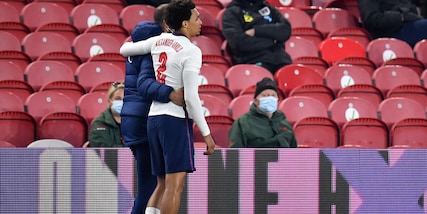 Inghilterra, infortunio Alexander-Arnold: a rischio gli Europei