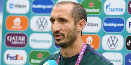Italia, la carica di Chiellini: "Sono pronto a fermare Lukaku"