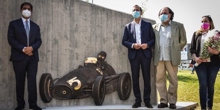 F1: a Milano un monumento dedicato all'ex Ferrari Alberto Ascari