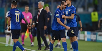 Italia-Svizzera, Chiellini esce per infortunio: problema muscolare