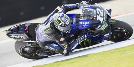 MotoGp, prove libere 3 Gp Olanda: Vinales davanti, Rossi 9°