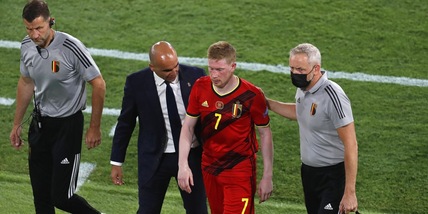 Infortunio per De Bruyne: salta Belgio-Italia? Anche Hazard ko
