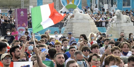 Roma, dove vedere Italia-Inghilterra sul maxi schermo