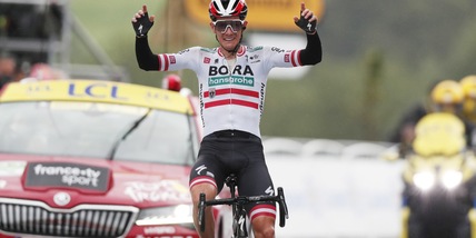 Tour de France,  Konrad vince la 16ª tappa. Colbrelli 2°!