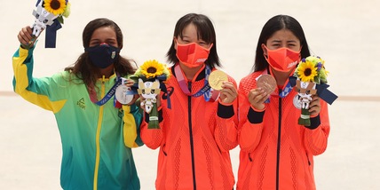 Olimpiadi, potere ai giovani: nello skate oro e argento a due tredicenni