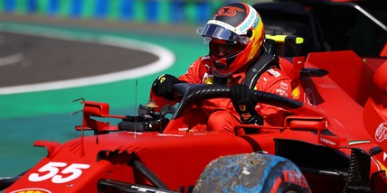 F1 Gp Ungheria, Sainz e l'incidente: "Niente scuse, ma il vento era forte"