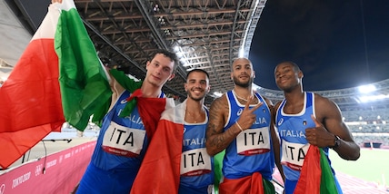 Jacobs e gli staffettisti d'oro: "Meglio di Lukaku e Ronaldo"