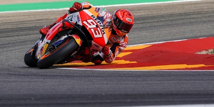 MotoGp, Gp Aragon: Marc Marquez torna davanti nelle libere 4
