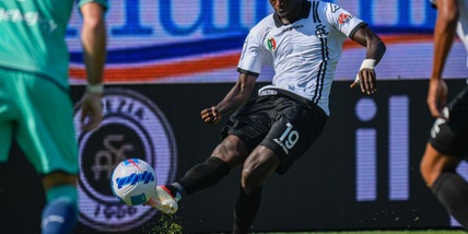 Spezia, si ferma Colley: problema all'adduttore