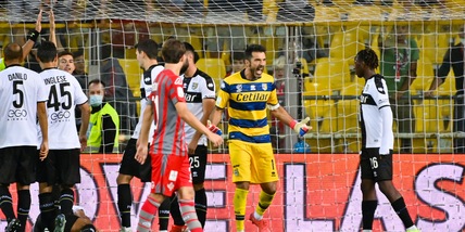 Serie B, mai uscito l'1 primo tempo col Parma in campo