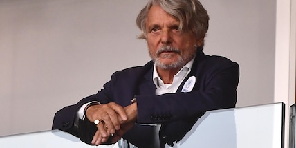 Sampdoria, Ferrero assiste all'allenamento. Verre ancora out