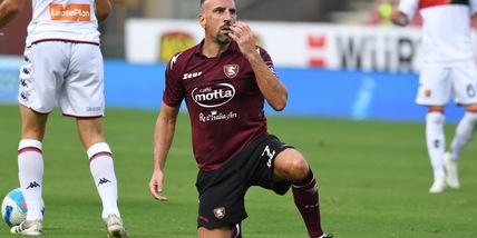 Salernitana, solo lavoro atletico per Ribery