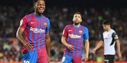 Ansu Fati trascina il Barcellona: tris al Valencia