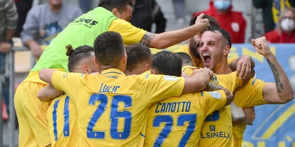 Serie B, Frosinone: Grosso sorride con Gatti e Ricci: 2-1 all'Ascoli