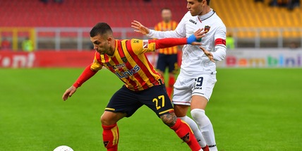 Lecce, ematoma in zona lombare per Strefezza