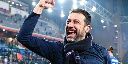Sampdoria, D'Aversa: "Condividiamo la vittoria con Ferrero"