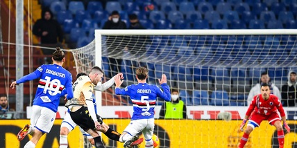 Gabbiadini illude la Sampdoria, magia di Henry e il Venezia fa 1-1