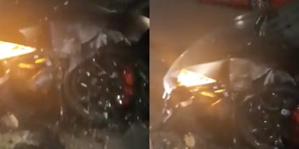 Jonathan Viera, Lamborghini distrutta contro un albero: al volante però non c'era lui