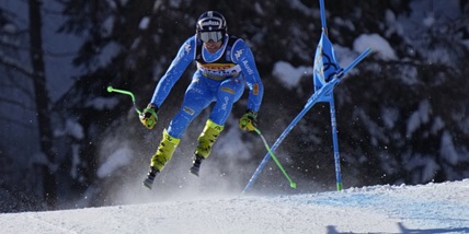 Bormio, prima prova della discesa: comanda Marsaglia