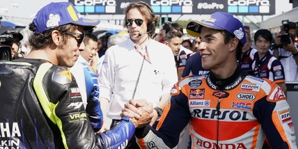 MotoGp, Rossi: "Andare d'accordo con Marquez? Ci vorranno 20 o 30 anni"
