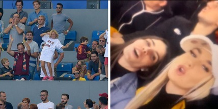 Roma, la vera tifosa di casa Totti? La figlia Chanel, in incognito all'Olimpico