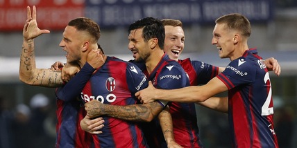 Bologna-Sassuolo 3-0: torna al gol Arnautovic, tris Thiago Motta