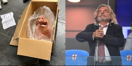 Sampdoria, testa di maiale e minacce a Ferrero e Romei. Domani CdA urgente