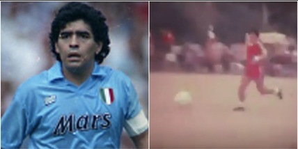 Maradona, spunta un video inedito: la doppietta in amichevole a 18 anni
