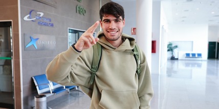 Alcaraz è già a Malaga dopo la delusione alle Atp Finals: vuole la Coppa Davis