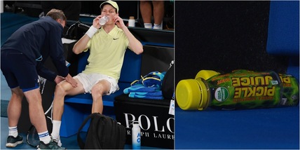 Dal succo di cetrioli di Sinner ai sottaceti di Alcaraz: gli incredibili segreti dei tennisti per i crampi