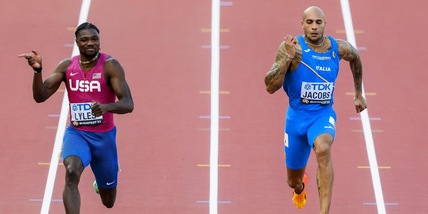 Jacobs delude al debutto sui 60 metri: impietoso il confronto con Lyles