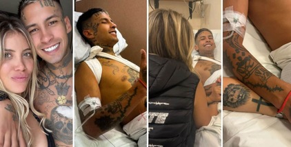 Wanda Nara, altro dramma: il fidanzato L-Gante in ospedale dopo un brutto incidente