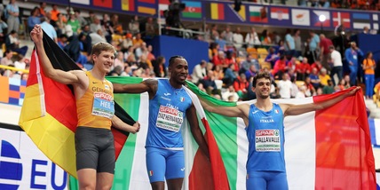 Diaz vince l'oro nel triplo agli Europei indoor: "Finalmente l'inno di Mameli". E Dallavalle è di bronzo