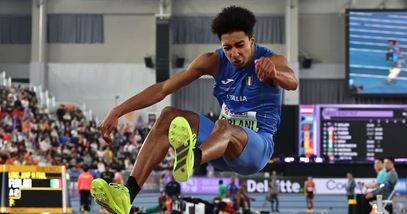 Mattia Furlani, che show: è campione del mondo indoor nel salto in lungo