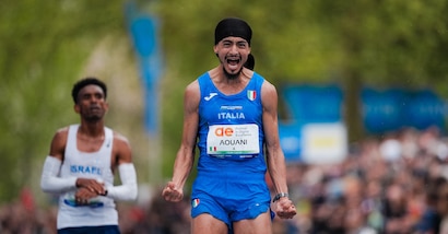 10x1600...con ultimo un 1200 in 3'06 (2'35" al km). L'allenamento straordinario di Iliass Aouani