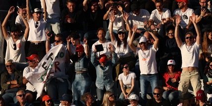 "Si 'na pret!", l'urlo al Centrale per Sinner ricorda quello per Rose Villain a Sanremo