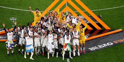 Il Tottenham vince l'Europa League: un gol di Johnson decide la finale con il Manchester United
