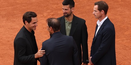 Tributo a Nadal, che show al Roland Garros: Djokovic, Federer e Murray riuniti per lui