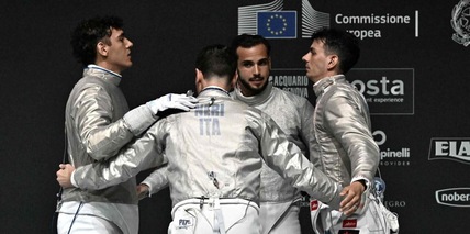 Europei di scherma, riscatto sciabola: è argento nella prova a squadre