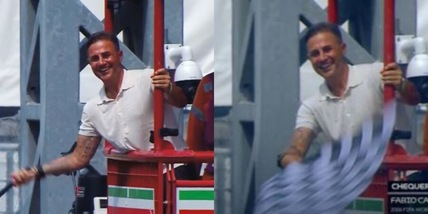 MotoGp, Fabio Cannavaro gasa il Mugello: sventola la bandiera a scacchi al Gp d'Italia