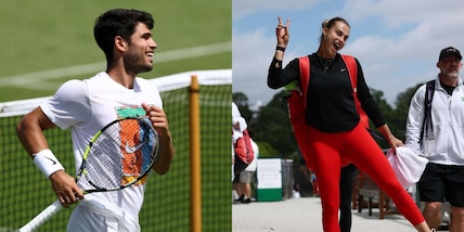 Anche Alcaraz sbarca a Wimbledon: la battuta della Sabalenka lo fa scoppiare a ridere...