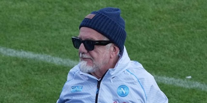 Napoli, De Laurentiis e Manna presenti all'allenamento
