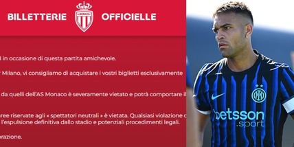 Monaco-Inter tra le polemiche: "Vietato esibire vessilli nerazzurri". Tifosi infuriati