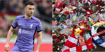 Gli omaggi dei tifosi del Liverpool per Diogo Jota