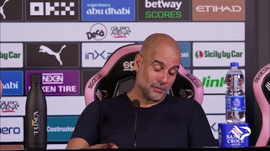 Guardiola: "Il Palermo ha tenuto un grande ritmo"