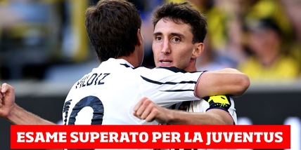Juve, esame superato
