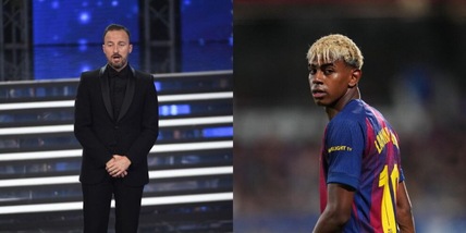 Yamal e la festa con Francesco Facchinetti: quando il calcio unisce