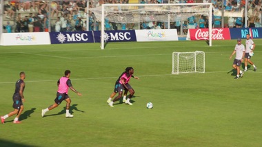 Napoli, la squadra prosegue il lavoro a Castel di Sangro