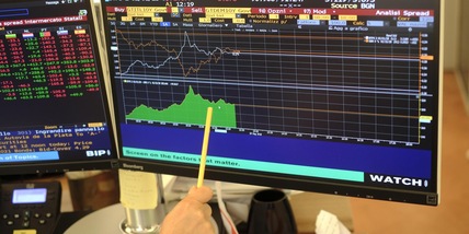 Lo spread tra Btp e Bund scende sotto i 77 punti base